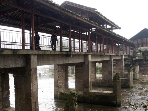  Corridor Bridge in the Town 